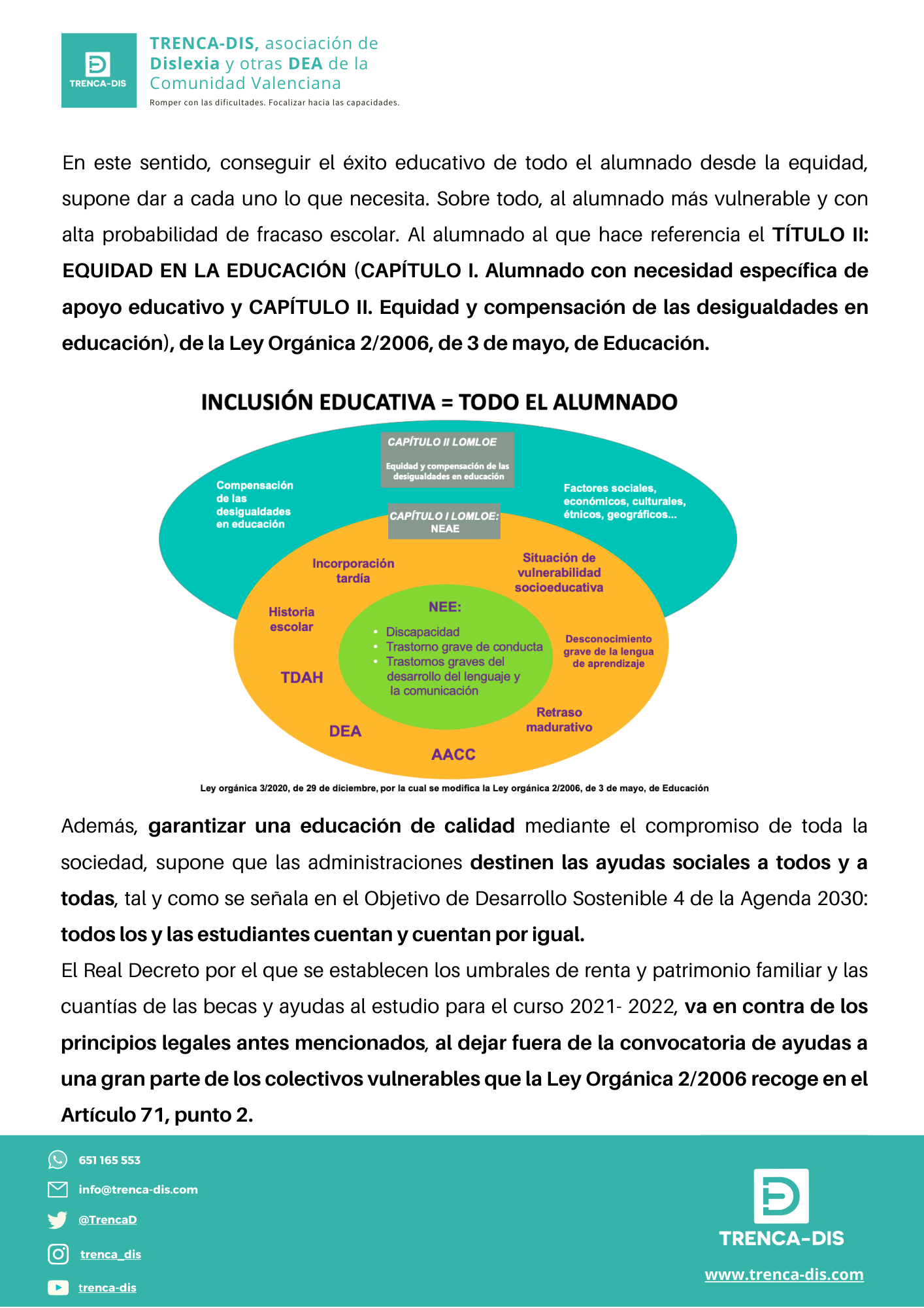 Becas del Ministerio